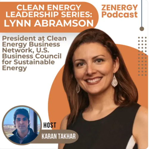 ZENERGY Podcast Clean Energy Leadership Series: Lynn Abramson